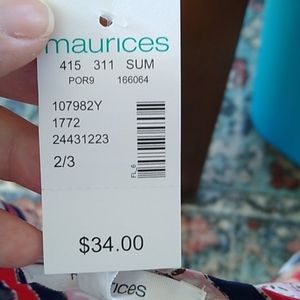 Brand new Maurice's kimono